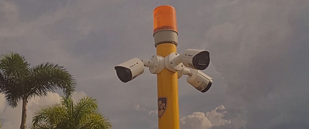 alarme monitorado por empresa de segurança