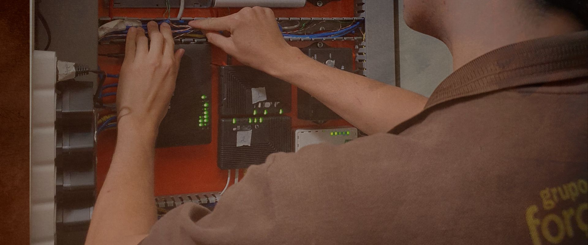 manutenções na portaria remota