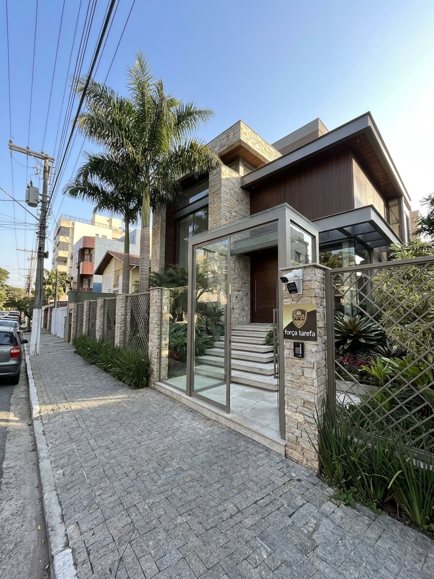 Sistema de alarme residencial Uberlândia com monitoramento em casa de alto padrão