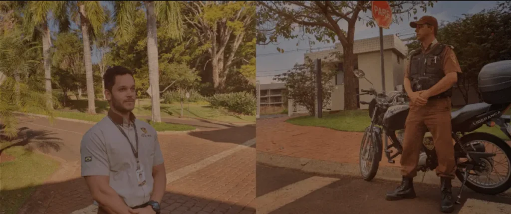 porteiro e vigilante de empresa de portaria e vigilância